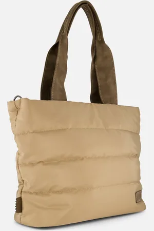 Zebra Elske Shopper taupe Nylon - Dames