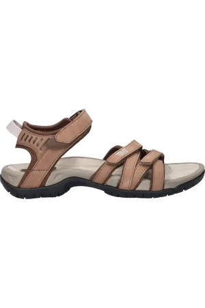 Teva Tirra Leather dames sandaal - Taupe
