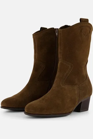 Gabor Cowboylaarzen cognac Suede - Dames