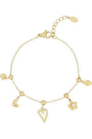 Yehwang Minimalistische armband met bedels - - Gouden sieraden - Gouden armband - Stainless Steel (verkleurt niet!) - Waterproof necklace - Kerst cadeau - Sinterklaas cadeau - Kerst - Moederdag - Valentijn - Cadeau voor dames - Nikkel vrij