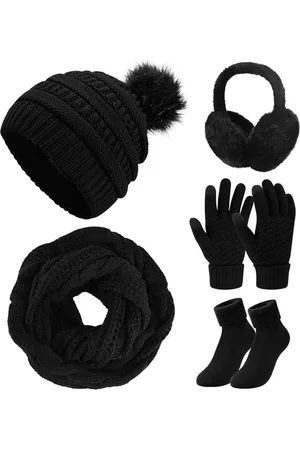Merkloos Handschoenen - ThermoTouch - Multifunctionele Winter Sjaal met Touchscreen Handschoenen & Geïntegreerde Oorkappen