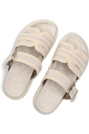 Mou Bio Sandal Buckle Strap Slippers - Dames -