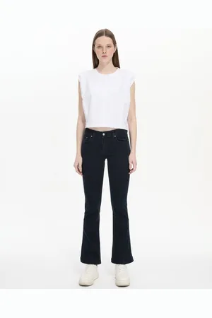 LTB Fallon Dames Flared Jean - Zwart - Laure Wash