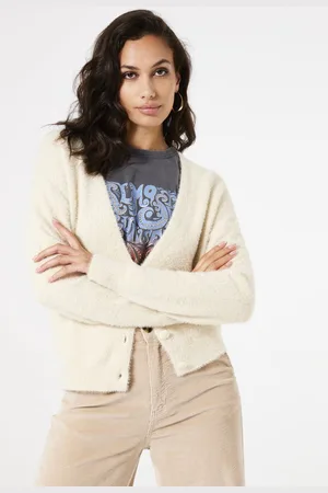 Garcia Dames Vest Bruin Long mouw
