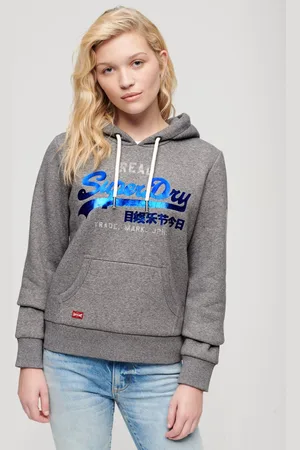 Superdry Vintage Athletic hoodie met logo - Dames - Hoodies