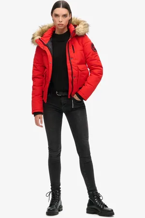 Superdry Everest-bomberjack met capuchon - Dames - Gewatteerde jassen