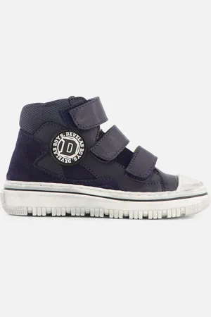 Develab Mid Cut Velcro Sneakers Leer - Heren