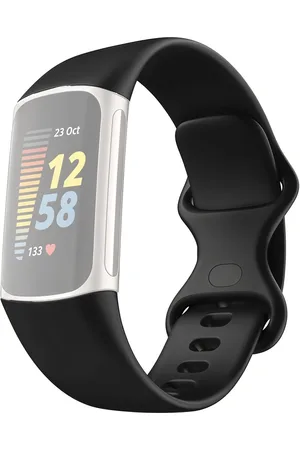 Merkloos Horloge bandje geschikt voor Fitbit Charge 5 en 6 - Watch band Large