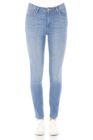 Lee Scarlett Jeans in the Color Light Used