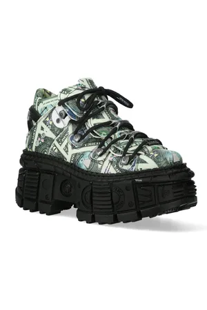 New Rock M-106WALL-C6 Plateau Sneakers - 45 Shoes - Zwart