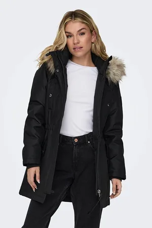 ONLY Jas Onliris Fur Winter Parka Cc 2023 Ot 15304625 Black Dames