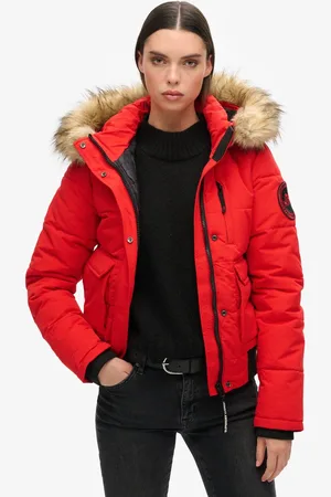 Superdry Everest-bomberjack met capuchon - Dames - Gewatteerde jassen