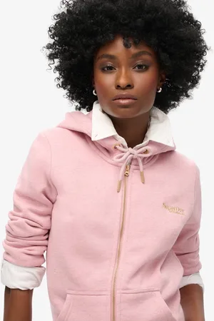 Superdry Essential Logo hoodie met rits - Dames - Hoodies
