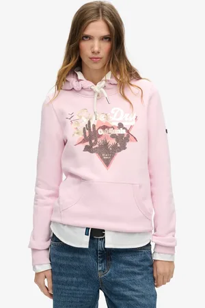 Superdry Vintage Logo Narrative hoodie - Dames - Hoodies