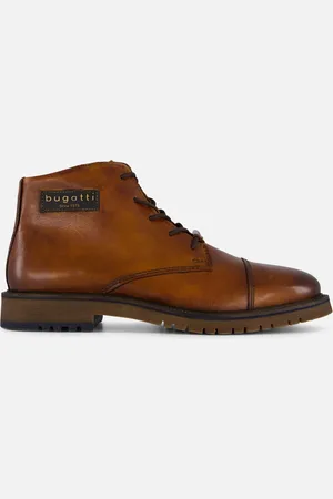 Bugatti Seve Veterschoenen cognac Leer