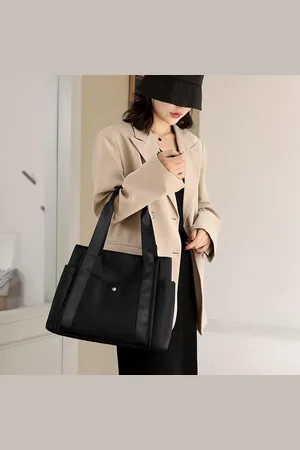 Merkloos Dameshandtas Shopper Tote-handtas met meerdere zakken Casual schoudertas