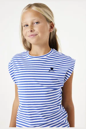 Garcia Meisjes T-shirt Blauw Sleeveless