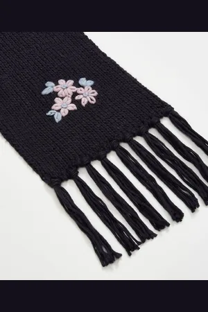 Fable England Forget-Me-Not Knitted - Sjaal - Omslagdoek - Dames