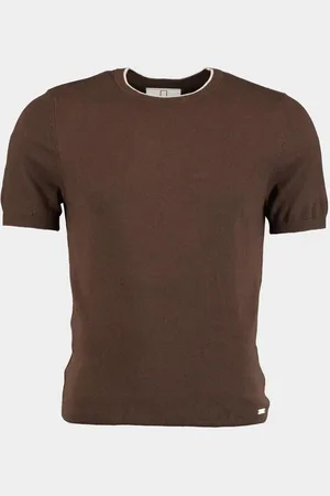 Born with Appetite Pullover Rome Knitted T-shirt 25108RO13/870 dark brown