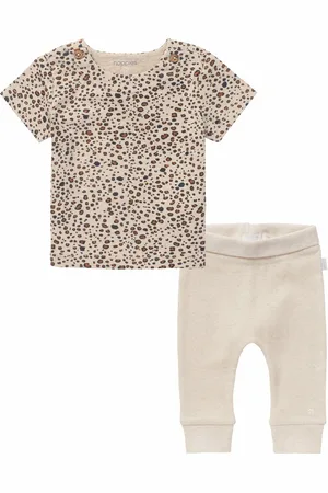 Noppies Kledingset - Broek Naura - Shirt Stanley panterprint