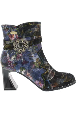 LAURA VITA Dames Enkellaars Jacbo 13 Bleu