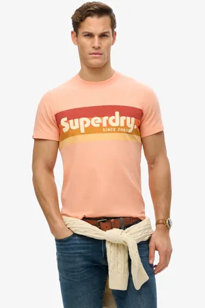 Superdry Terrain Logo Stripe Relxed T-shirt Met Korte Mouwen L Man