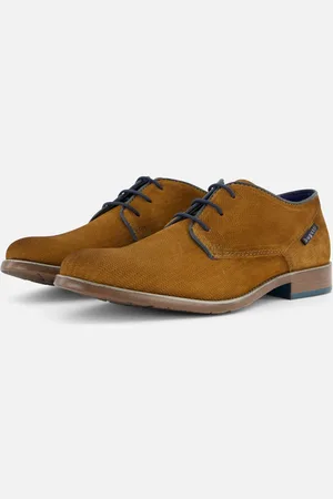 Bugatti Licio Eco Veterschoenen cognac Suede
