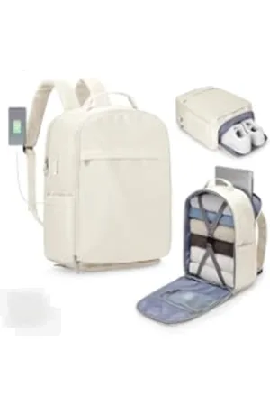 Merkloos Handbagage voor Ryanair 40 × 20 × 25 cm onderseat-handbagage, wandelrugzak voor dames, reisrugzak, tas, casual dagback 14 inch laptopvak voor school