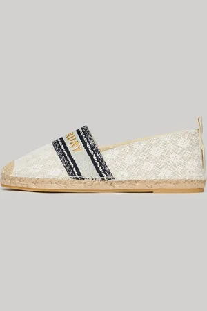 Superdry Canvas Overlay Espadrilles Goud EU 39 Vrouw