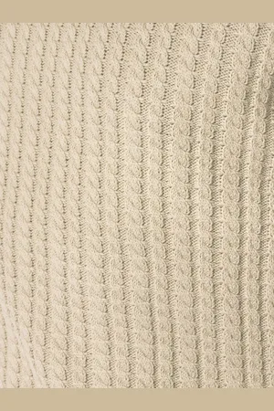 No Excess Pullover met ronde hals en kabeljacquard: Luxe en stijl voor elke gelegenheid