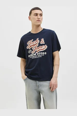 JACK & JONES JACK&JONES - JJELOGO TEE SS O-NECK 2 COL AW25 SN - Heren - T-shirts
