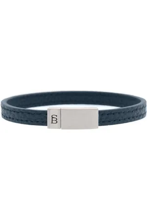 Steel & Barnett ® - Leren armband - heren - Grady Leren Armband - - 20.5 CM