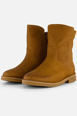 Aqa Laarzen cognac Nubuck - Dames