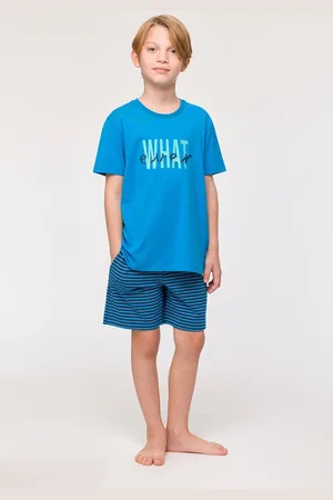 Woody Pyjama jongens - - 251-12-QRS-Z/845 - maat 152