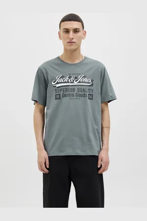 JACK & JONES JACK&JONES - JJELOGO TEE SS O-NECK 2 COL AW25 SN - Heren - T-shirts
