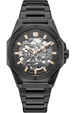 Christophe Duchamp Luxe mannenhorloge Raidillon Skeleton Automatic Black