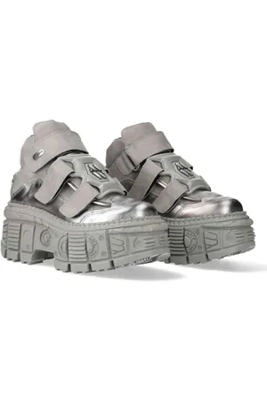 New Rock M-WALL009-S3 Plateau Sneakers - 38 Shoes - Zwart