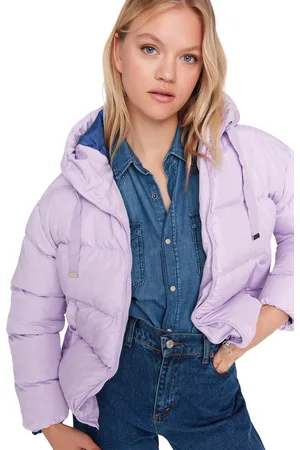 Trendyol Antraciet Oversized Waterafstotende Pufferjas Met Capuchon Tweeaw21Mo0022