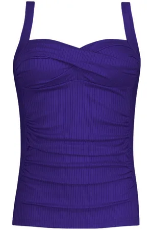Cyell Ink Blue Padded Tankinitop