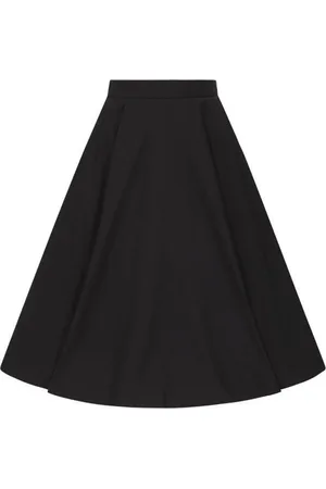 Hell Bunny Abi 50s Skirt Medium-lengte rok 4XL Katoen Dames - Basics