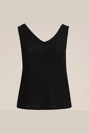 WE Fashion Women’s singlet with design - curvy