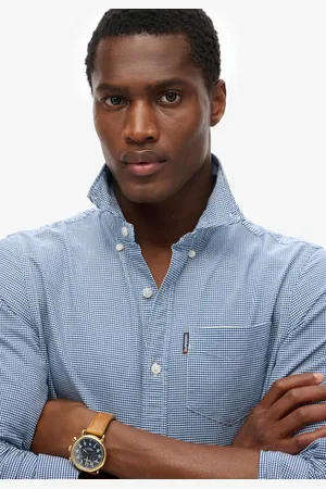 Superdry Essentials Oxford Overhemd Met Lange Mouwen XL Man