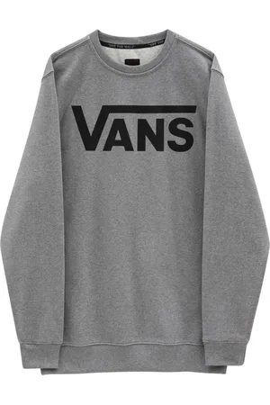 Vans Classic Crew II Heren Trui - Cement Heather/Black