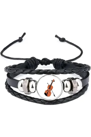 Akyol Viool armband zwart - Muziek - violisten - instrument - snaarinstrument - muzikanten