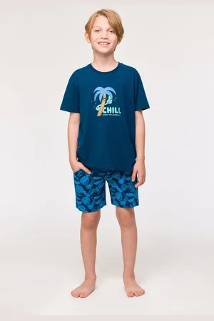 Woody Pyjama jongens - - 251-12-QRS-Z/891 - maat 152