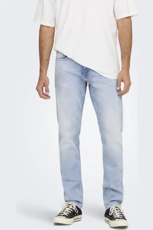 Only & Sons Heren Jeans Broeken ONSWEFT 4873 slim Fit 34W / 32L Volwassenen