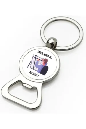 Akyol Later word ik architect flesopener - Architect - architecten - bouwkundige - designer - bouwmeester - 9 bij 3 cm