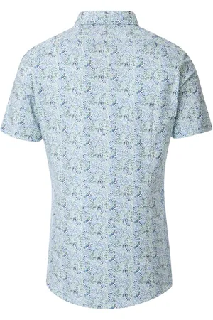 Venti Overhemd Korte Mouw Button Down Boord Met Print Body - L