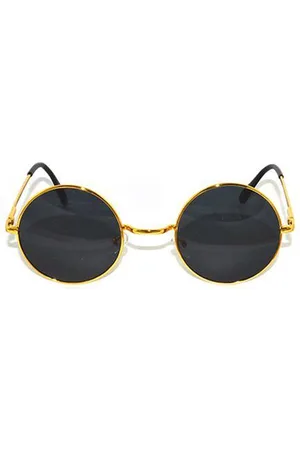 Merkloos Geen merk John Lennon Gold, Zwarte normale lenzen