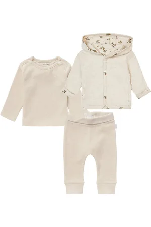 Noppies Kledingset - 3 delig - Vest Niederau aan 2 kanten draagbaar - Broek Naura - Shirt Natal